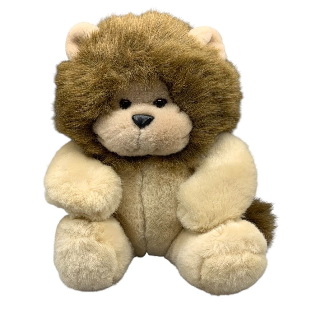 Polar Puff Special Effects Rorie Lion Plush 1985 10" Vintage Stuffed Animal Soft